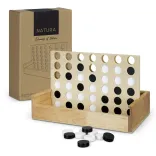 NATURA Quattro Wooden Four-in-a-Row Game