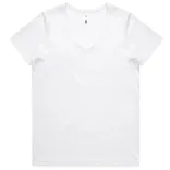 4023-wo's-maple-v-neck-tee-white.webp