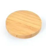 Arc Round Bamboo Wireless Charger  - Bamboo