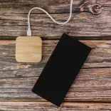 Arc Square Bamboo Wireless Charger - Lifestyle 2