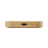 Arc Square Bamboo Wireless Charger - Square Back