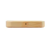 Arc Square Bamboo Wireless Charger - Square Front
