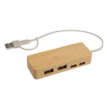 Whisper USB Hub - Bamboo