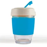 Vienna Eco Coffee Cup / Silicone Band - Light Blue