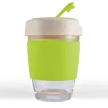 Vienna Eco Coffee Cup / Silicone Band - Light Green