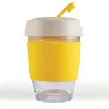 Vienna Eco Coffee Cup / Silicone Band - Yellow