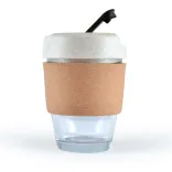 Vienna Eco Coffee Cup /  Cork Band - Black