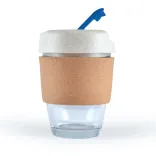 Vienna Eco Coffee Cup /  Cork Band - Dark Blue