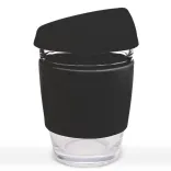 Vienna Coffee Cup / Silicone Lid  - Black