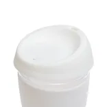 Vienna Coffee Cup / Silicone Lid  - Lid on Cup