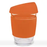 Vienna Coffee Cup / Silicone Lid  - Orange