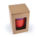 Vienna Coffee Cup with M&M's  - Kraft Box angle