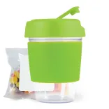 Kick Coffee Cup with Jelly Beans - Light Green