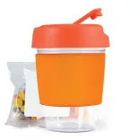 Kick Coffee Cup with Jelly Beans - Orange