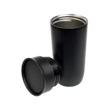 Flair Stainless Steel Coffee Cup - Black Lid Off