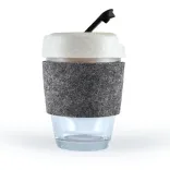 Vienna Eco Coffee Cup / RPET Band - Black