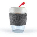 Vienna Eco Coffee Cup / RPET Band - Red