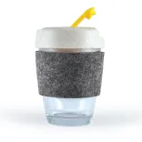 Vienna Eco Coffee Cup / RPET Band - Yellow