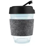Vienna Coffee Cup / Flip Lid / RPET Band - Black