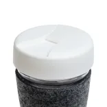 Vienna Coffee Cup / Flip Lid / RPET Band - Lid Closed 2