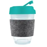 Vienna Coffee Cup / Flip Lid / RPET Band - Teal