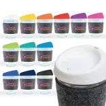 Vienna Coffee Cup / Silicone Lid / RPET Band - Vienna Coffee Cup / Silicone Lid / RPET Band