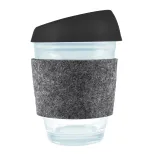 Vienna Coffee Cup / Silicone Lid / RPET Band - Black