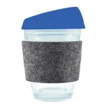 Vienna Coffee Cup / Silicone Lid / RPET Band - Dark Blue