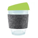 Vienna Coffee Cup / Silicone Lid / RPET Band - Light Green