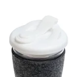 Vienna Coffee Cup / Snap Lid / RPET Band - Lid Closed 2