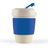 Kick Eco Coffee Cup / Silicone Band  - Dark Blue