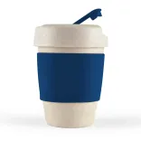 Kick Eco Coffee Cup / Silicone Band  - Navy Blue