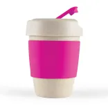Kick Eco Coffee Cup / Silicone Band  - Pink