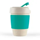 Kick Eco Coffee Cup / Silicone Band  - Teal