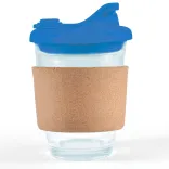 Vienna Coffee Cup / Snap Lid / Cork Band - Dark Blue