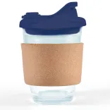 Vienna Coffee Cup / Snap Lid / Cork Band - Navy Blue