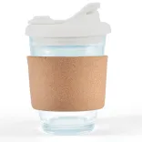 Vienna Coffee Cup / Snap Lid / Cork Band - White