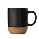 Magnum Ceramic Mug / Cork Base - Black/Cork