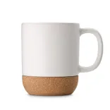 Magnum Ceramic Mug / Cork Base - White/Cork
