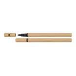Stratos Cardboard Pen - Natural/Black