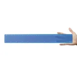 Transparent 30cm Ruler - Transparent Blue