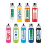 Capri Glass Bottle / Silicone Sleeve - Capri Glass Bottle / Silicone Sleeve