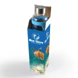 Capri Glass Bottle / Silicone Sleeve - Coloured Sleeve