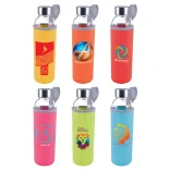 Capri Glass Bottle / Neoprene Sleeve - Capri Glass Bottle / Neoprene Sleeve