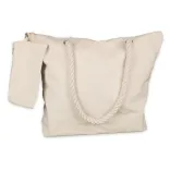 Ariel Canvas Tote Bag - Natural 3