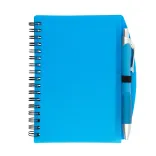 Scribe Spiral Notebook with Pen - Blue