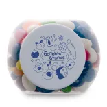 Assorted Colour Mini Jelly Beans in Container - Pad Print Top