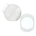Plastic Container - Clear/White