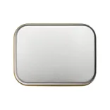 Silver Rectangular Tin - Lid