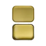 Assorted Colour Mini Jelly Beans in Silver Rectangular Tin - Inside